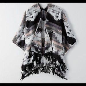 American Eagle poncho